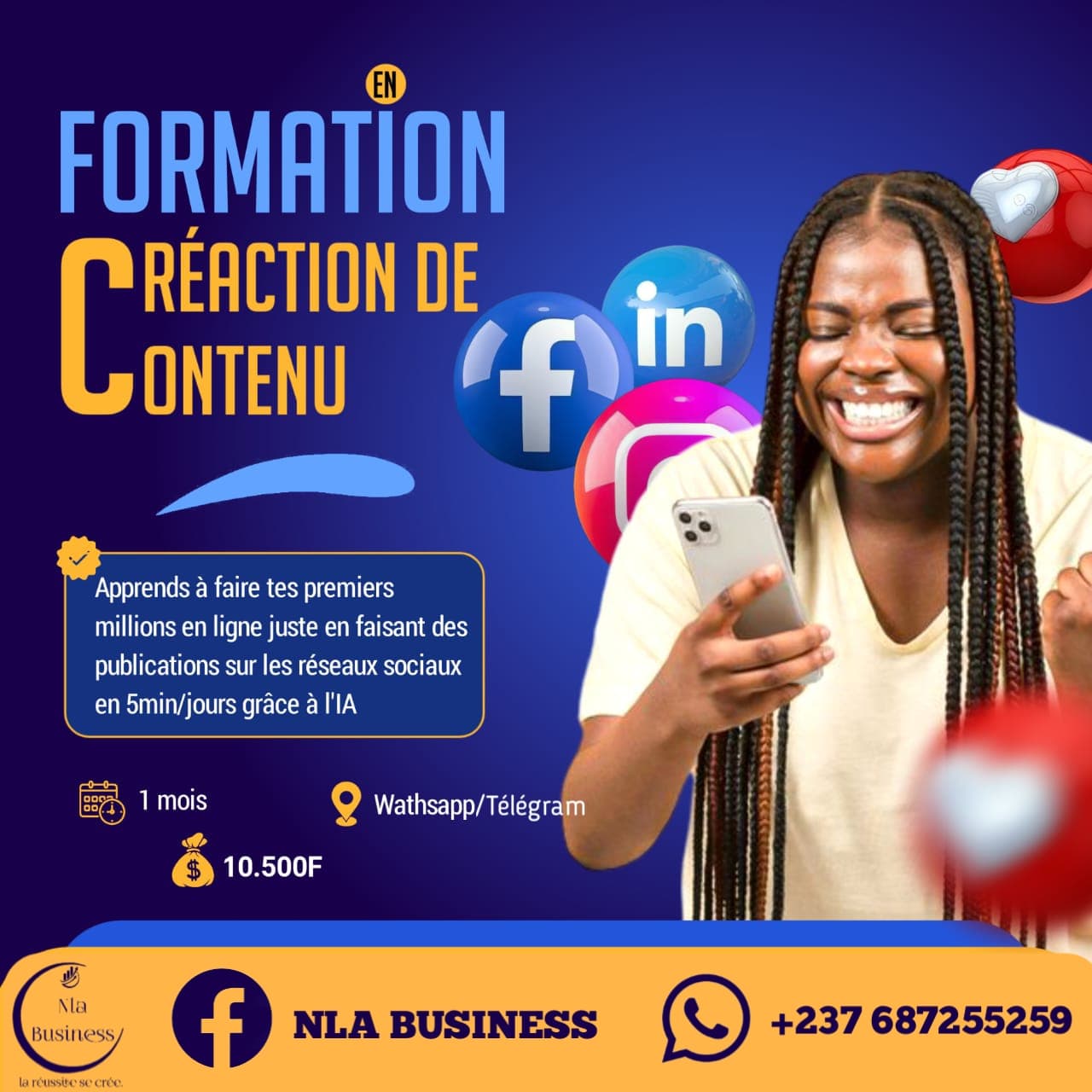 Création de contenu avec l'IA