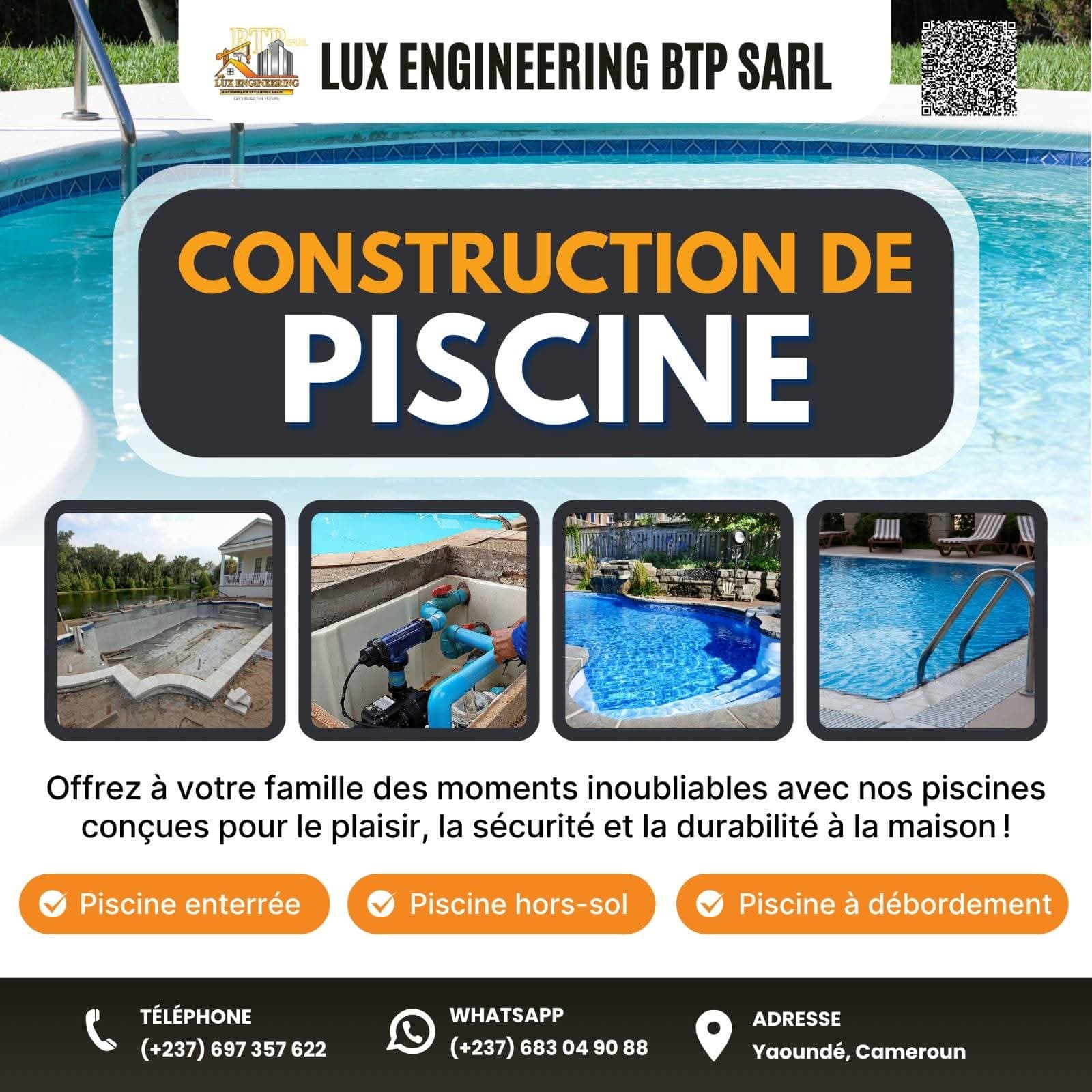 Service de plomberie sanitaire général.